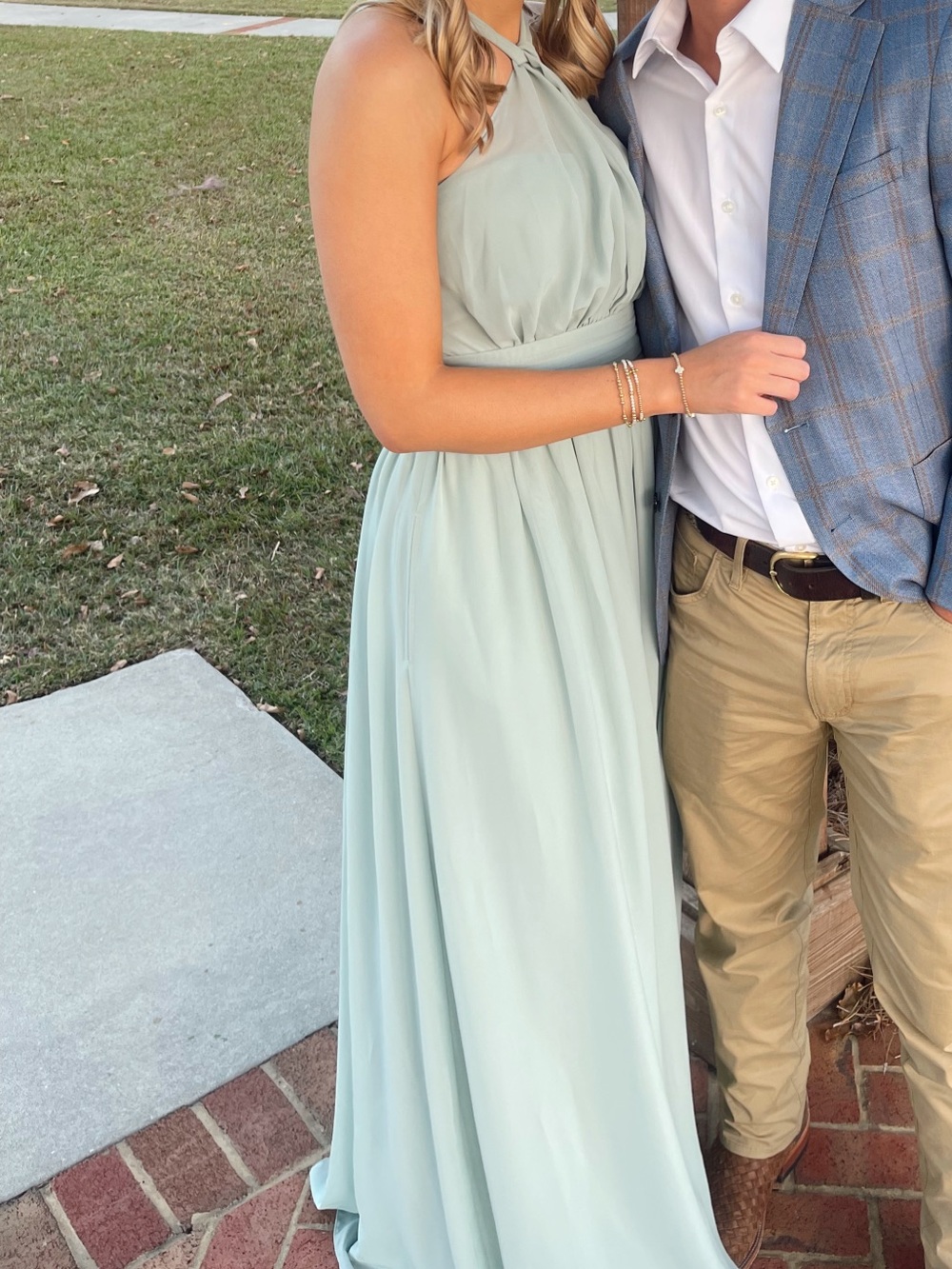 Halter Maxi Dress in Sage Green
